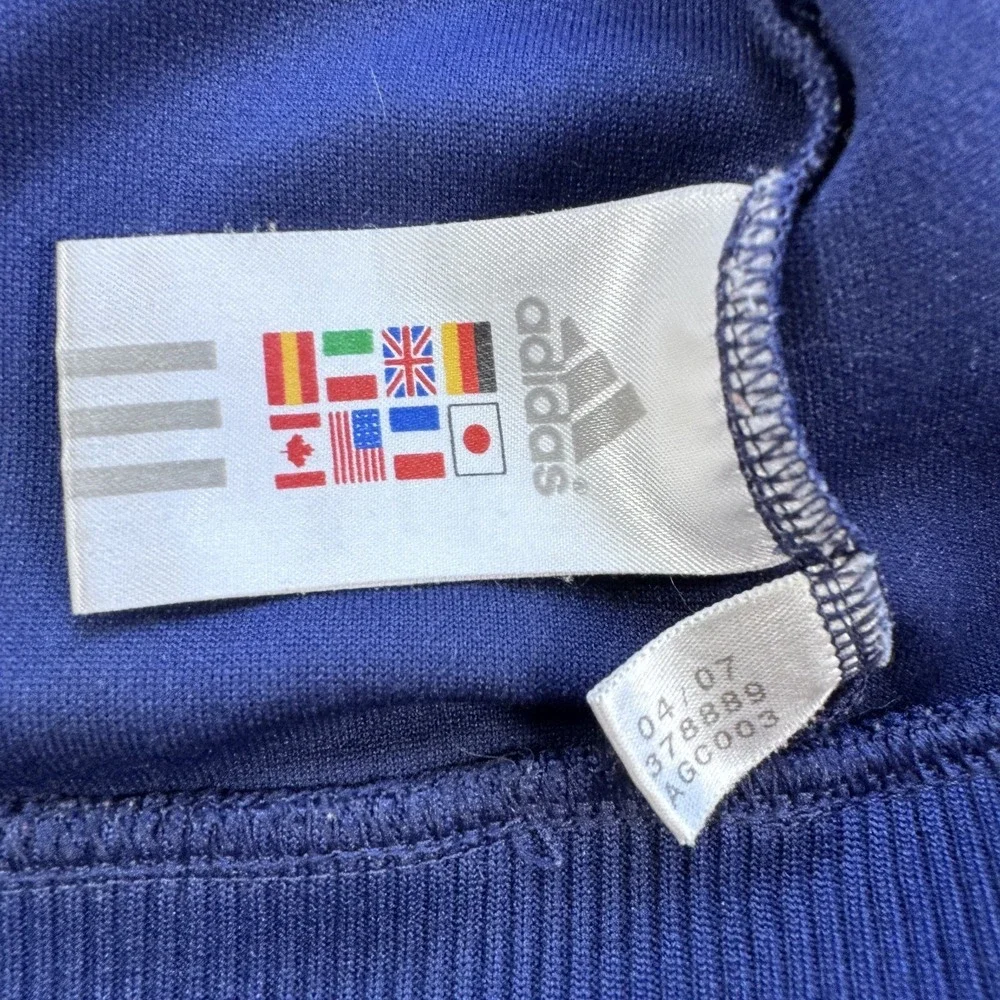 ADIDAS Team USA Olympic Track Jacket 2000s Unisex Youth X-Large Blue